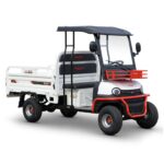 Camionetă electrică fără permis Skyjet VIP Cargo 25km/h 3000W litiu 98km 2 locuri alb
