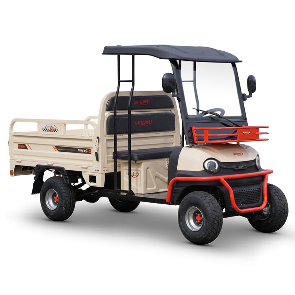 camioneta electrica skyjet vip cargo bej Camionetă electrică Skyjet VIP Cargo bej