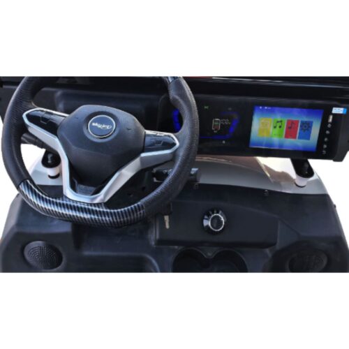 Camionetă electrică fără permis Skyjet VIP Cargo 25km/h 3000W litiu 98km 2 locuri roșu - imagine 2