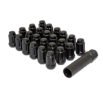 Kit montaj jante cu piulițe spline M12x1,5 6 prezoane negru Gorilla K6CS-12150BGR