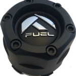 Capac central jantă Fuel Off-Road snap-in 80,6 mm negru mat cu logo crom 1003-47MB