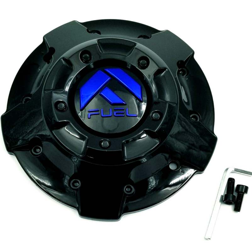 Capac central jantă Fuel Off-Road negru lucios cu nuanță albastră 1003-81GBK