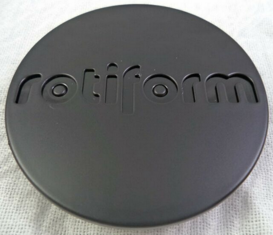 Capac central Rotiform snap-in 76 mm negru mat 1004-40MB