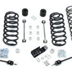 Kit lift 4” cu arcuri și bielete cu decuplare rapidă, fără amortizoare, Jeep Wrangler TJ Teraflex