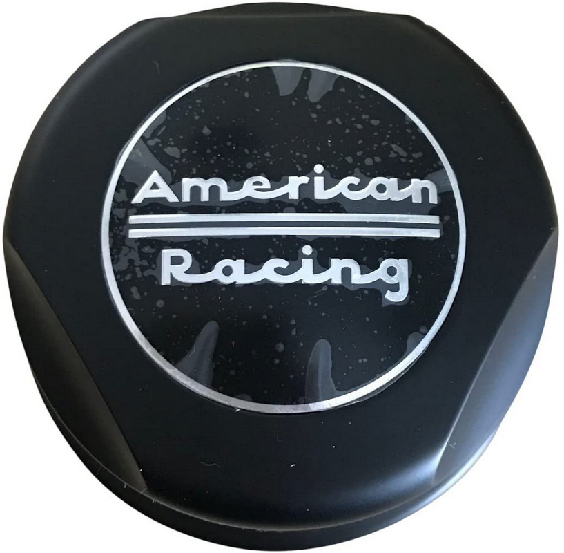 Capac central jantă American Racing snap-in 78 mm negru satinat 1307100SB