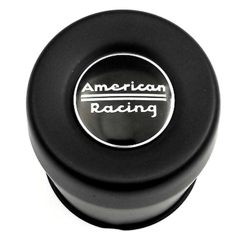 Capac central jantă American Racing push-through 108 mm 5 și 6 prezoane negru satinat 1425002SB