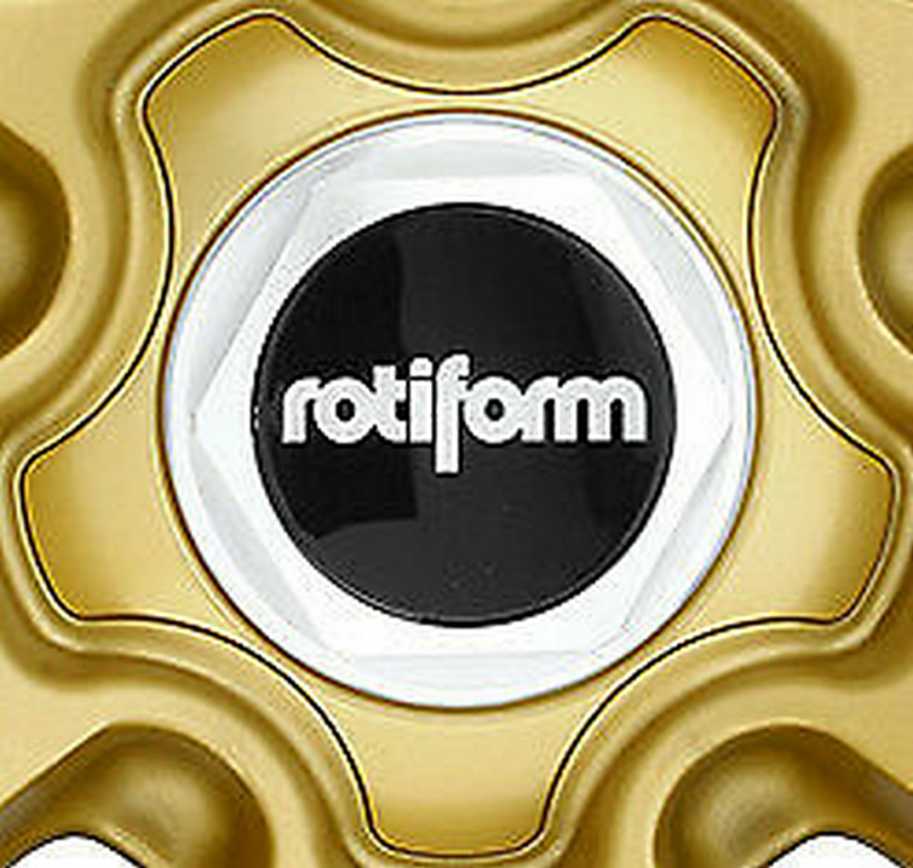 Placă capac central Rotiform LAS-R auriu satinat 33410-15SG