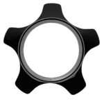 Placă capac central Rotiform negru lucios 33410-16GB