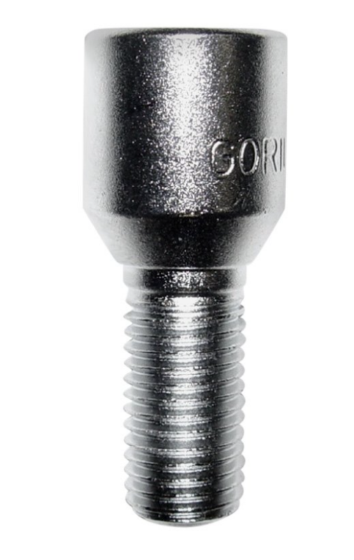 Șurub roată cap conic hexagon interior M14x1,5 crom Gorilla 24148S