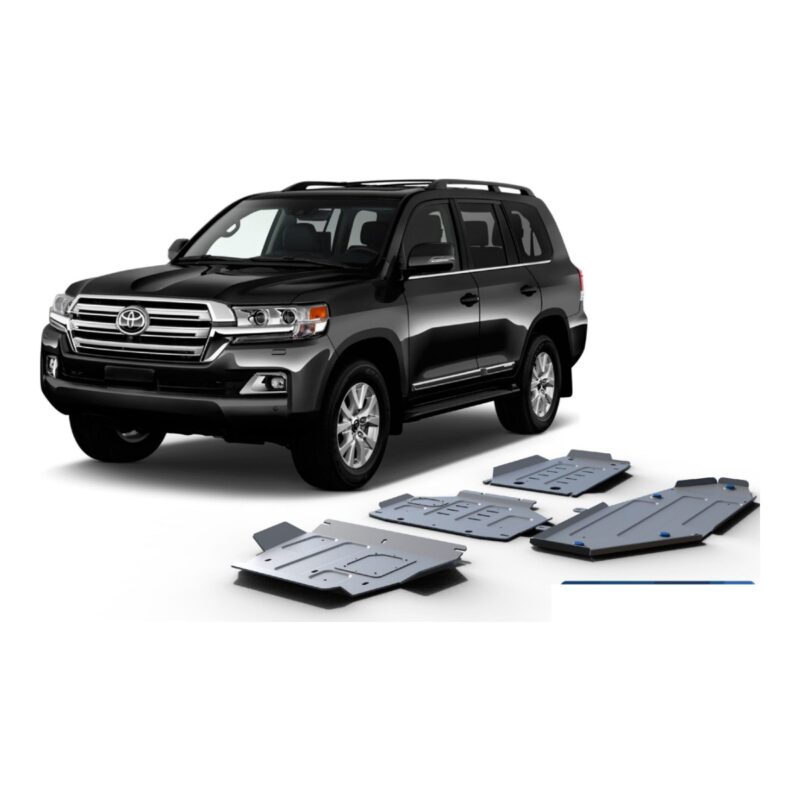 Kit scut aluminiu 5 piese Toyota Land Cruiser 200 J20 2007-2015, 2015- 6 mm Rival 23333.9515.1.6