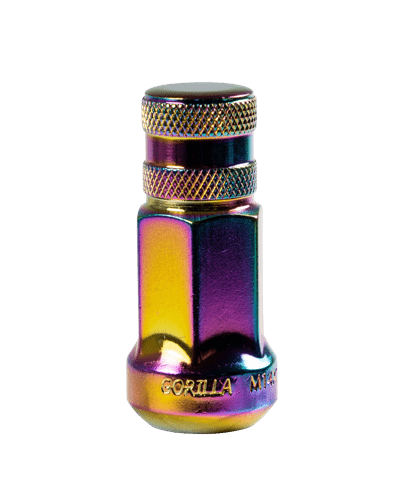 Piuliță roată forjată închisă cu sediu sferic Honda M14x1,5 cheie 19 mm prism multicolor Gorilla 45148HPL