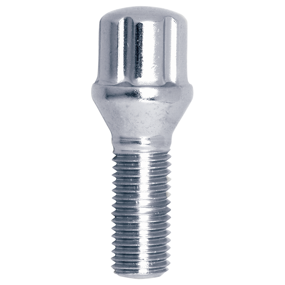 Șurub roată spline M12x1,5 filet 28 mm crom Gorilla 17179SD Șurub roată spline M12x1,5 filet 28 mm crom Gorilla 17179SD