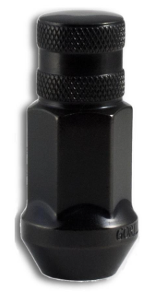 Piuliță roată forjată închisă 1/2-20 UNF cheie 19 mm negru Gorilla 45188BC