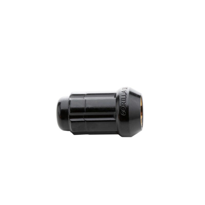 Kit montaj jante cu piulițe spline M12x1,25 5 prezoane autoturism negru Gorilla K5CS-12125BGR
