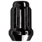 Piuliță roată spline duplex scurtă M14x1,5 negru Gorilla 26148SBC