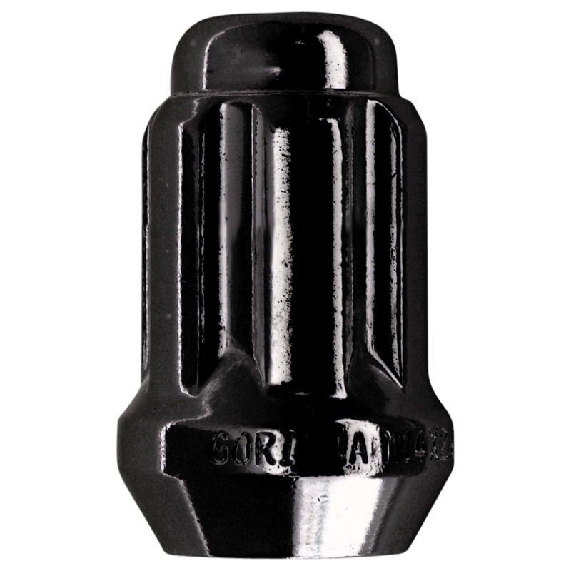 Piuliță roată spline duplex scurtă M14x1,5 negru Gorilla 26148SBC