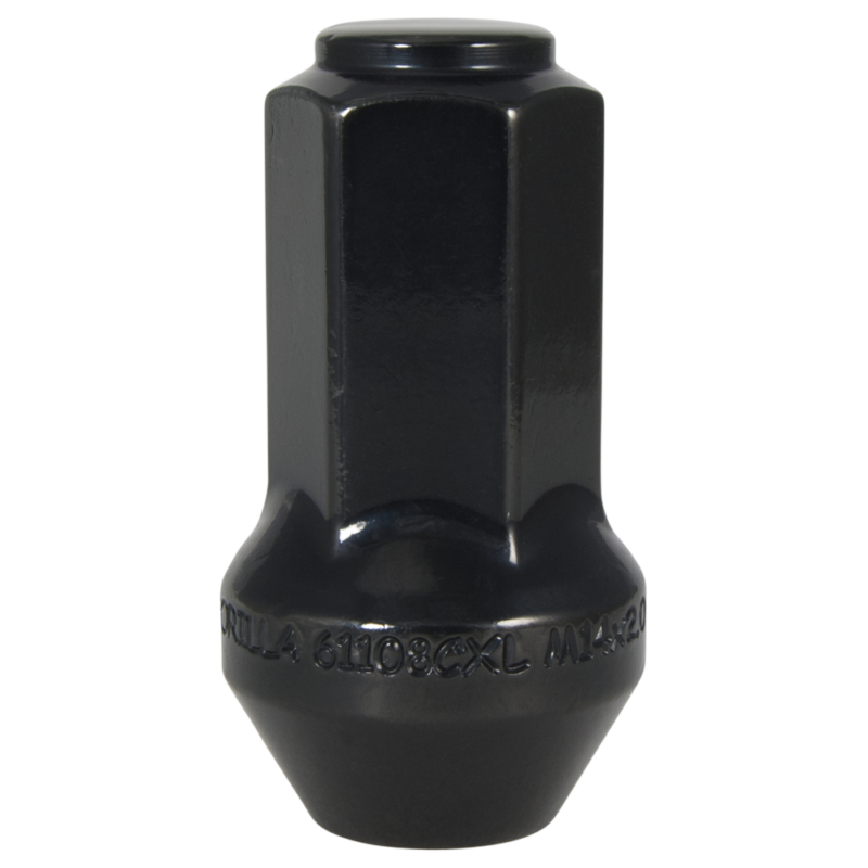 Piuliță roată tip OE XL M14x2 cheie 21 mm negru Gorilla 61108CXLBC