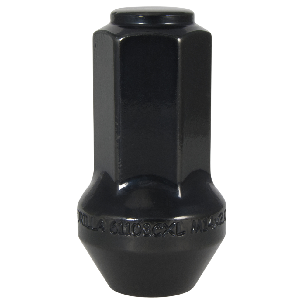 Piuliță roată tip OE XL M14x2 cheie 21 mm negru Gorilla 61108CXLBC Piuliță roată tip OE XL M14x2 cheie 21 mm negru Gorilla 61108CXLBC
