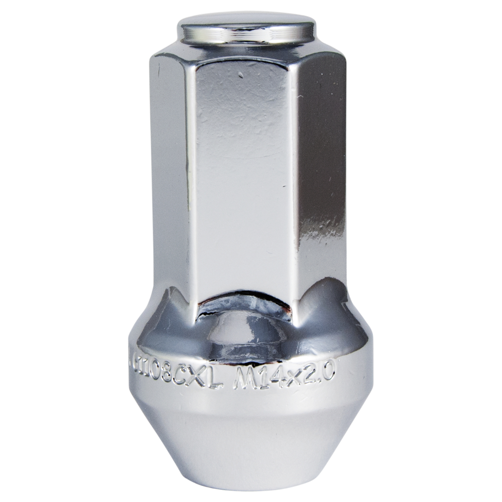 Piuliță roată tip OE XL M14x2 cheie 21 mm crom Gorilla 61108CXL Piuliță roată tip OE XL M14x2 cheie 21 mm crom Gorilla 61108CXL