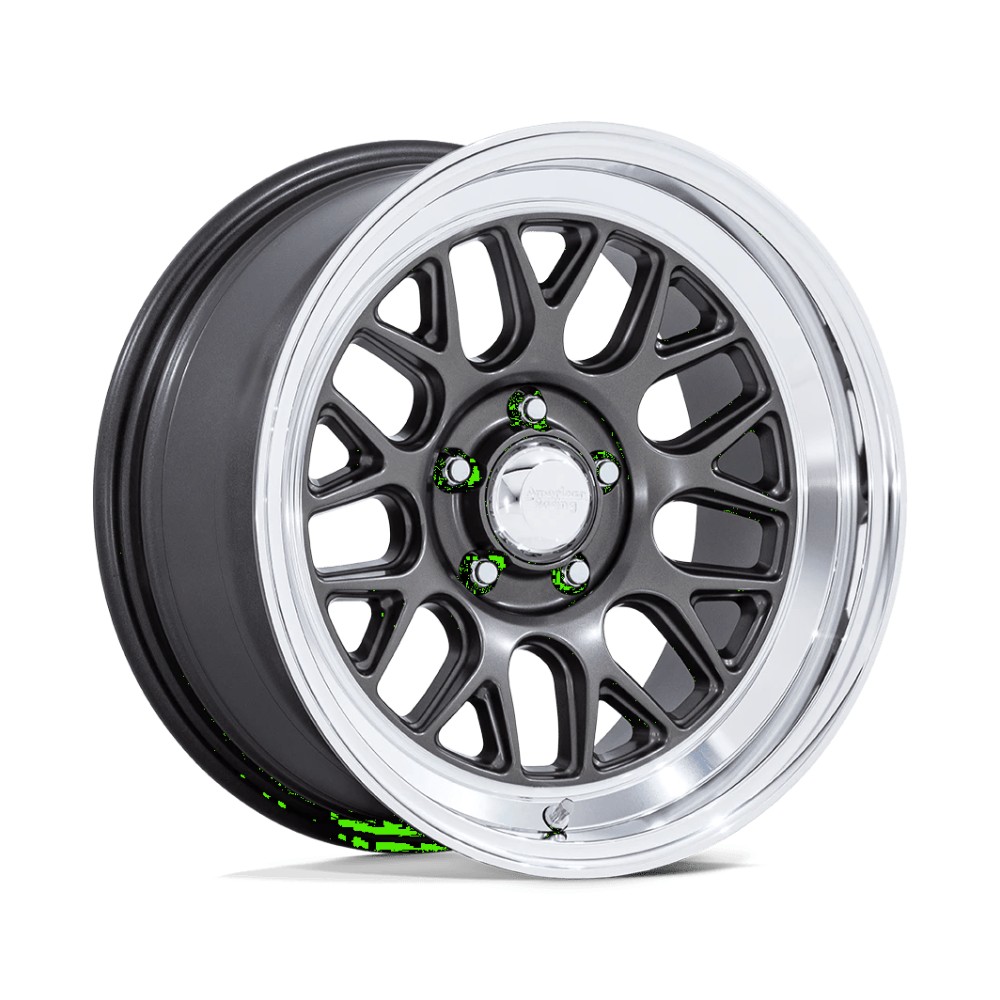 american-racing-vintage-vn516-g-force-vn516ad17703400 Jantă aliaj American Racing Vintage VN516 G-FORCE 17X7 5x120.65 MATTE ANTHRACITE W/ DIAMOND CUT LIP ET 0 CB 72.56 VN516AD17703400
