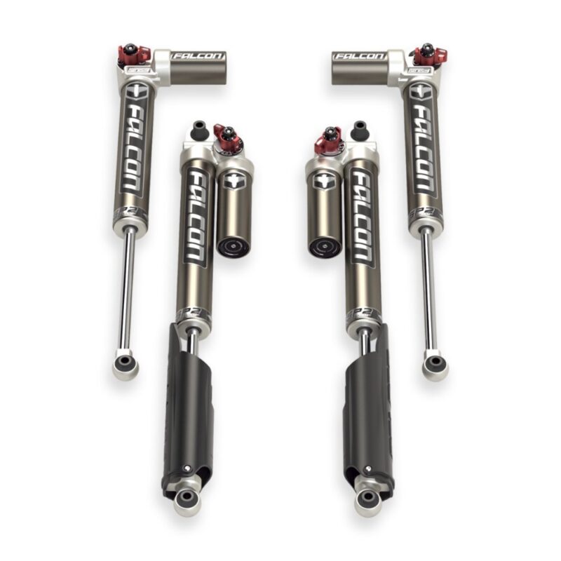 Kit amortizoare Falcon SP2 3.3 Fast Adjust Jeep Wrangler JL 4 uși (4xe / 392 / 3.0L EcoDiesel) lift 2-4.5” 11-02-33-400-202