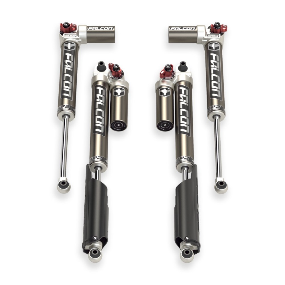 Kit amortizoare Falcon SP2 3.3 Fast Adjust Jeep Wrangler JL 4 uși (4xe / 392 / 3.0L EcoDiesel) lift 2-4.5” 11-02-33-400-202 Kit amortizoare Falcon SP2 3.3 Fast Adjust Jeep Wrangler JL 4 uși (4xe / 392 / 3.0L EcoDiesel) lift 2-4.5” 11-02-33-400-202