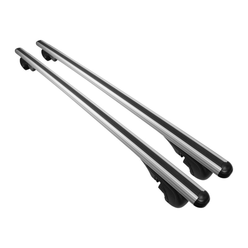 Bare transversale Mercedes-Benz E-Class 1985-1996 Omtec Bold Bar argintiu 117 cm cu cheie