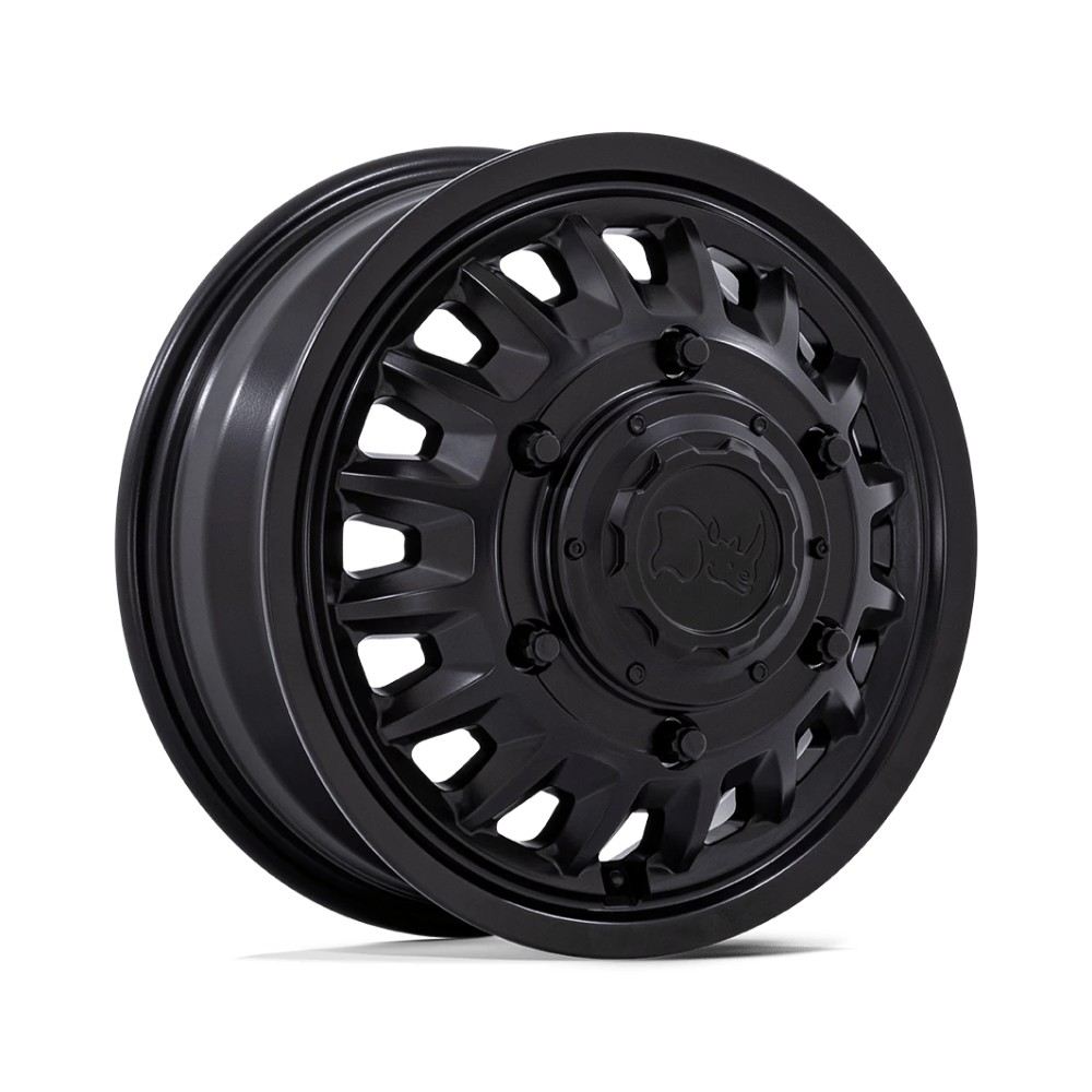 black-rhino-br019-aliso-dually-br019mx16606b110 Jantă aliaj Black Rhino BR019 ALISO DUALLY 16X6 6x205 MATTE BLACK ET 110 CB 161 BR019MX16606B110