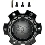 Capac central jantă Black Rhino cu șuruburi negru mat 6x139,7 CCBR86140MB