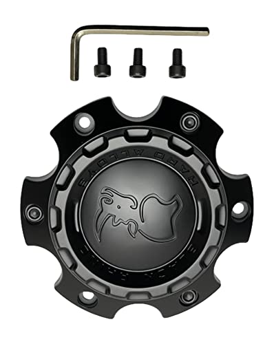 Capac central jantă Black Rhino cu șuruburi negru mat 6x139,7 CCBR86140MB