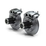 Kit butuci decuplabili 8 prezoane punte față Dana 30/44, Big Brake canelate Jeep Wrangler JK Teraflex 3034413