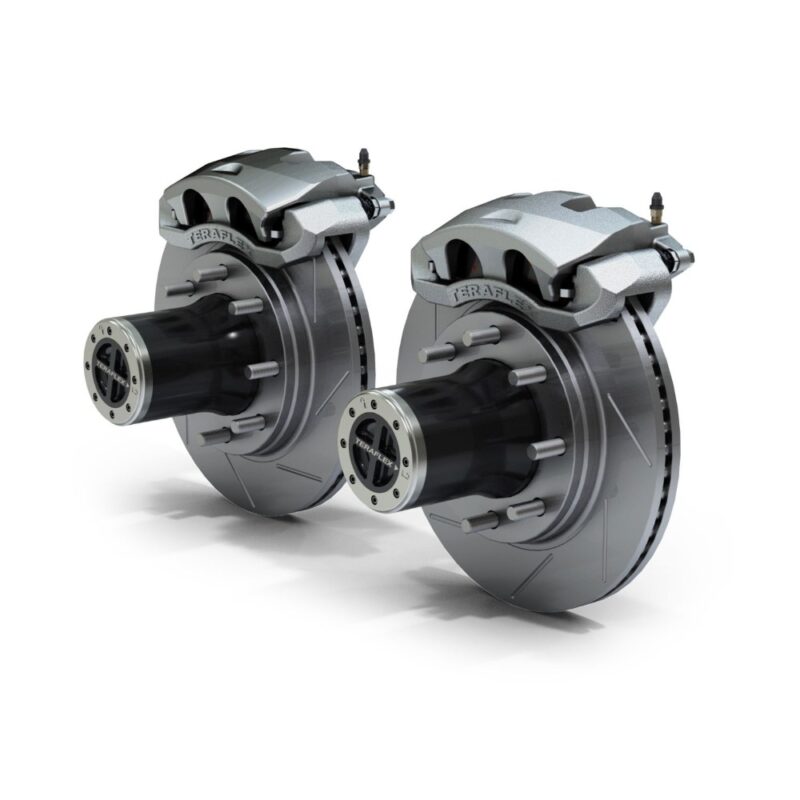 Kit butuci decuplabili 8 prezoane punte față Dana 30/44, Big Brake canelate Jeep Wrangler JK Teraflex 3034413