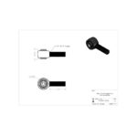 Capăt braț forjat Giiro 1”-14 braț față superior Jeep Wrangler JK, JL și Gladiator JT Clayton Off Road RED-FA0603-0412.0