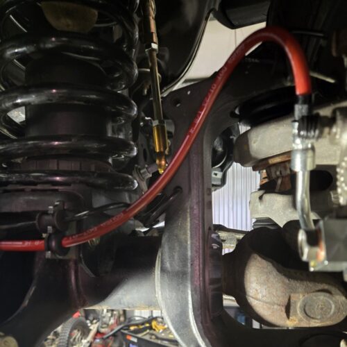 Furtune frână față HD 36” Jeep Wrangler JL și Gladiator JT etrier cu 2 pistoane lift 0-5” Clayton Off Road COR-1309100