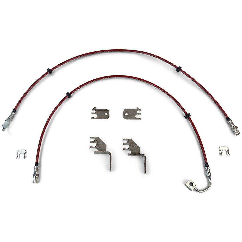Furtune frână față HD 36” Jeep Wrangler JL și Gladiator JT etrier cu 2 pistoane lift 0-5” Clayton Off Road COR-1309100 Furtune frână față HD 36” Jeep Wrangler JL și Gladiator JT etrier cu 2 pistoane lift 0-5” Clayton Off Road COR-1309100