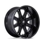 Jantă aliaj Fuel 853 DARKSTAR 20X9 6x135 / 6x139.7 GLOSS BLACK MILLED ET 1 CB 106.1 FC853BE20906701