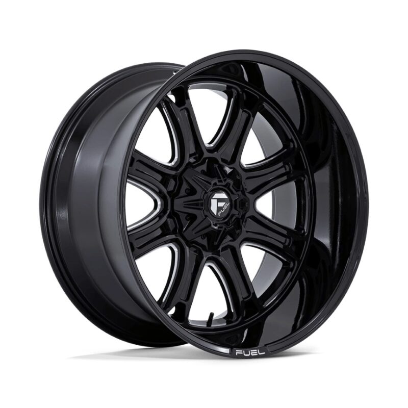 Jantă aliaj Fuel 853 DARKSTAR 20X9 6x135 / 6x139.7 GLOSS BLACK MILLED ET 1 CB 106.1 FC853BE20906701