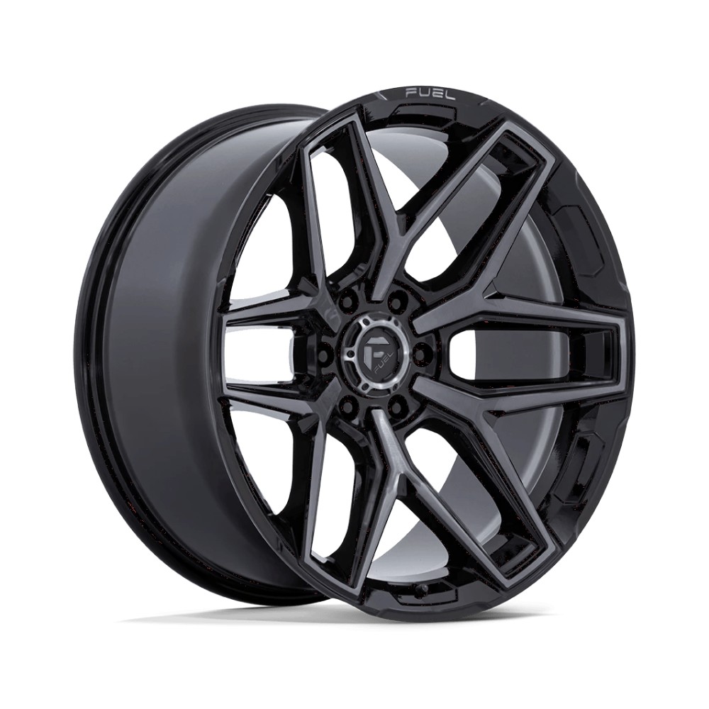 fuel-854-flux-fc854bt20906420 Jantă aliaj Fuel 854 FLUX 20X9 6x114.3 GLOSS BLACK BRUSHED FACE W/ GRAY TINT ET 20 CB 66.06 FC854BT20906420
