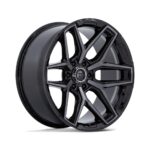Jantă aliaj Fuel 854 FLUX 20X9 6x139.7 GLOSS BLACK BRUSHED FACE W/ GRAY TINT ET 20 CB 106.1 FC854BT20906820