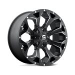 Jantă aliaj Fuel D546 ASSAULT 22X9.5 6x135 / 6x139.7 MATTE BLACK MILLED ET 20 CB 106.1 D54622959859