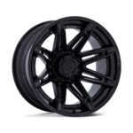 Jantă aliaj Fuel FC401 BRAWL 22X10 6x139.7 MATTE BLACK W/ GLOSS BLACK LIP ET -18 CB 106.1 FC401MX22106818N