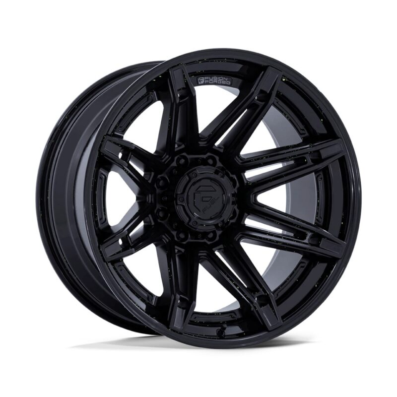 Jantă aliaj Fuel FC401 BRAWL 22X10 6x139.7 MATTE BLACK W/ GLOSS BLACK LIP ET -18 CB 106.1 FC401MX22106818N