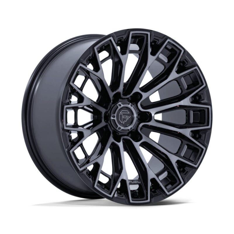 Jantă aliaj Fuel FC882 TRAX 20X10 6x139.7 GLOSS BLACK W/ MACHINED DARK TINT FACE ET -18 CB 106.1 FC882BT20106818N