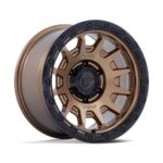 Jantă aliaj Fuel FC884 FORTRESS 17X9 5x127 MATTE BRONZE W/ GLOSS BLACK LIP ET -12 CB 71.5 FC884ZB17905012N