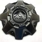 Capac central jantă Fuel Off-Road negru mat cu logo negru lucios 5 și 6 prezoane 1001-63BLD