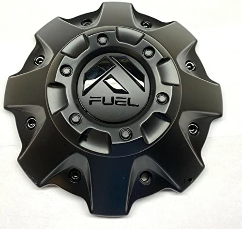 Capac central jantă Fuel Off-Road negru mat cu logo negru lucios 5 și 6 prezoane 1001-63BLD