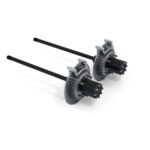 Kit full-float 8 prezoane punte spate Dana 44 65.5” Sport/Sahara discuri canelate Jeep Wrangler JK Teraflex 3043100