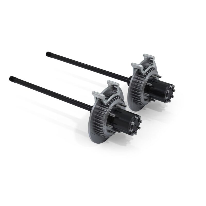 Kit full-float 8 prezoane punte spate Dana 44 65.5” Sport/Sahara discuri canelate Jeep Wrangler JK Teraflex 3043100