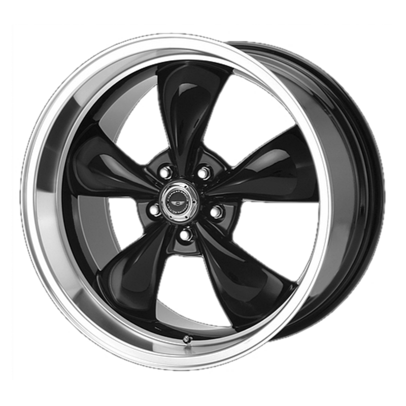 Jantă aliaj American Racing AR105 TORQ THRUST M 17X7 5x114.3 GLOSS BLACK W/ MACHINED LIP ET 0 CB 72.56 AR105M7765B