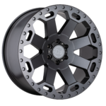 Jantă aliaj Black Rhino WARLORD 17X9 8x165.1 MATTE GUNMETAL ET 12 CB 122.4 1790WAR128165G22
